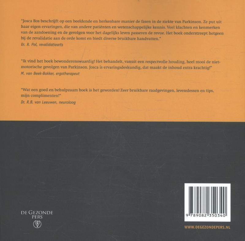 Achterkant van Parkinson DoeBoek