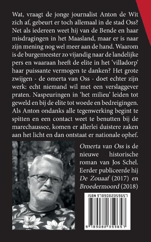 Achterkant van Omerta van Oss