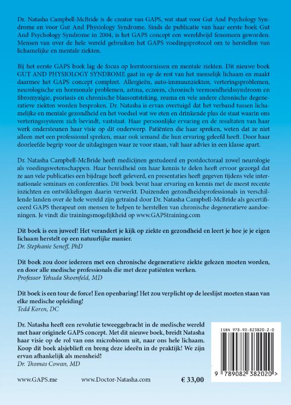 Achterkant van Gut and Physiology Syndrome