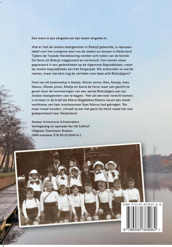 Achterkant van Van Blokzijl naar Sobibor