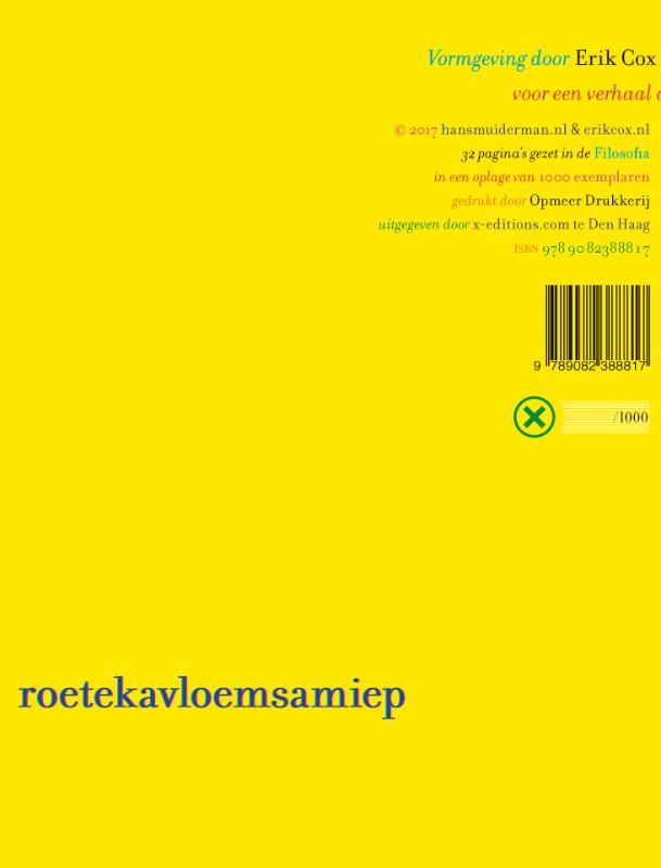 Achterkant van De Roetekavloemsamiep