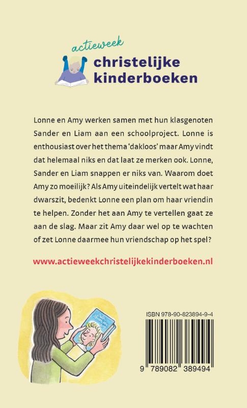 Achterkant van Dakloos!