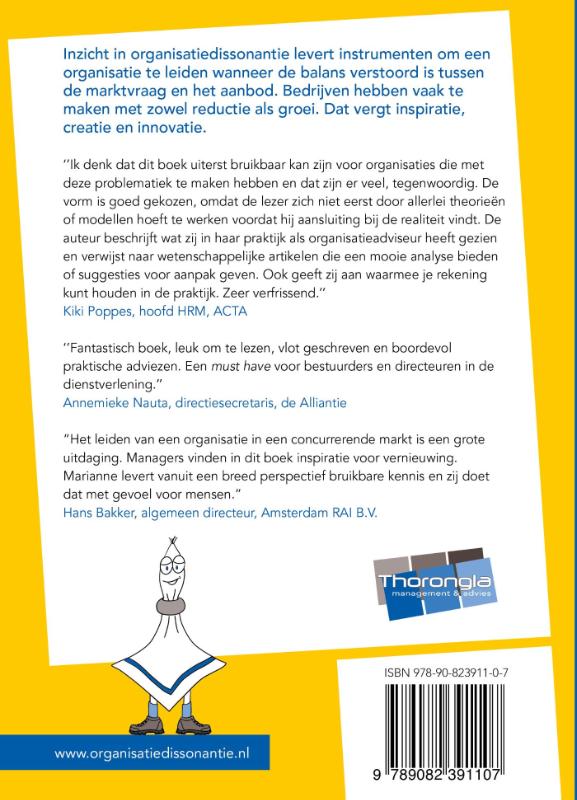 Achterkant van Organisatiedissonantie