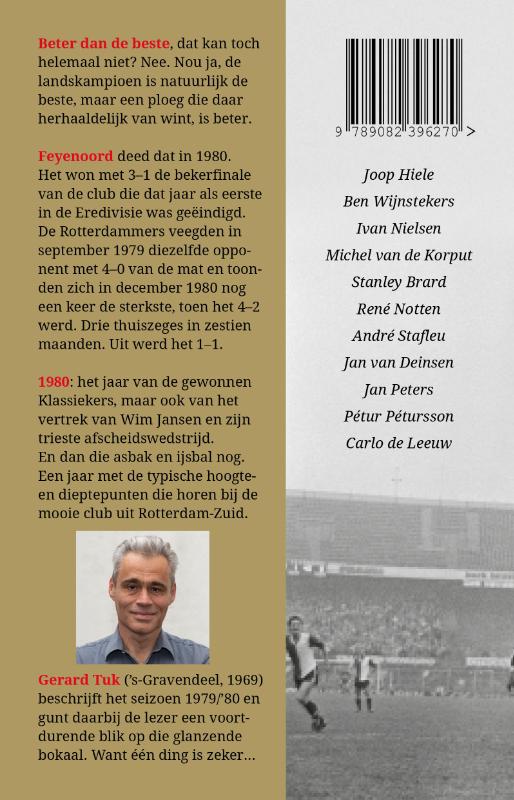Achterkant van Beter dan de beste
