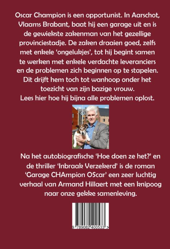 Achterkant van Garage Champion Oscar