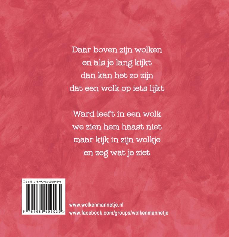 Achterkant van Wolkenmannetje