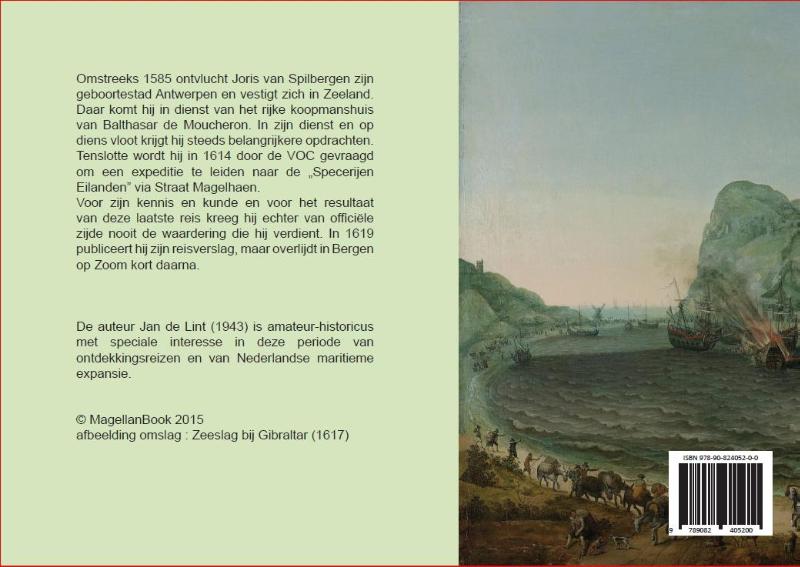 Achterkant van Joris van Spilbergen 1568-1620