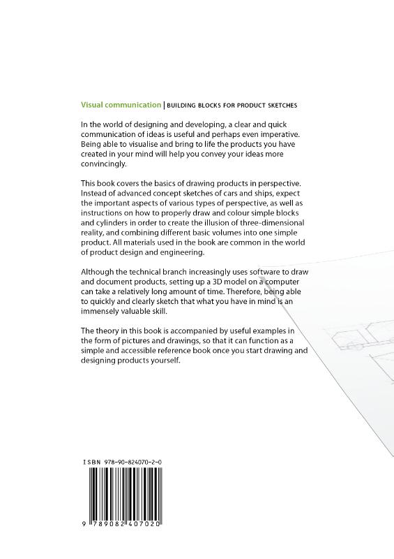 Achterkant van Building blocks for product sketches