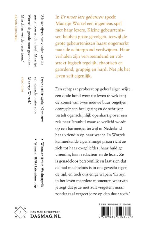 Achterkant van Er moet iets gebeuren