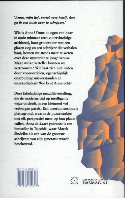 Achterkant van Anna in kaart gebracht