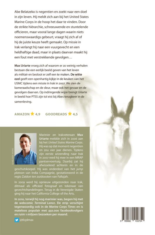 Achterkant van De witte ezel