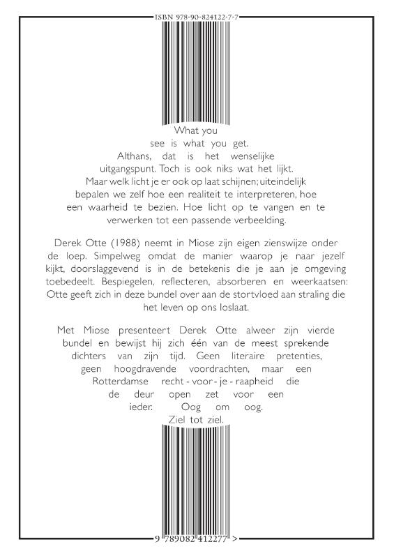 Achterkant van Miose