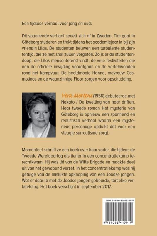 Achterkant van Het mysterie van Göteborg