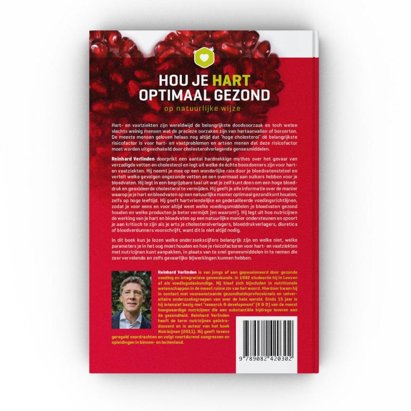 Achterkant van Hou je hart optimaal gezond op natuurlijke wijze