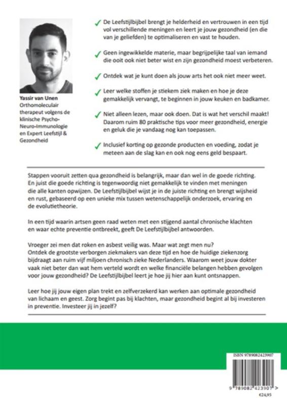Achterkant van De leefstijlbijbel