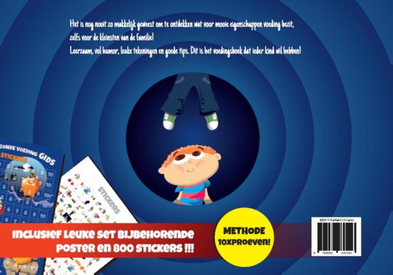 Achterkant van Kids' gezonde voeding Gids