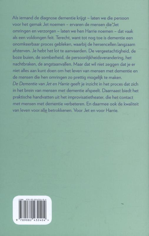 Achterkant van De dementie van Jet en Harrie
