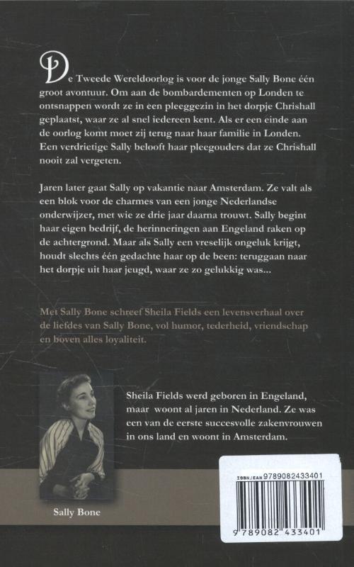Achterkant van Sally Bone