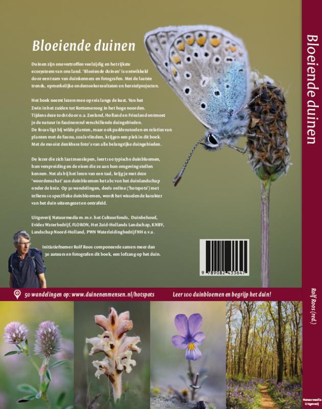 Achterkant van Bloeiende duinen