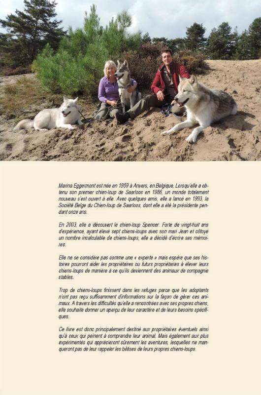 Achterkant van Vivre parmi les chiens- loups