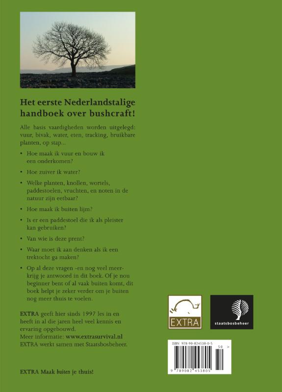 Achterkant van Handboek