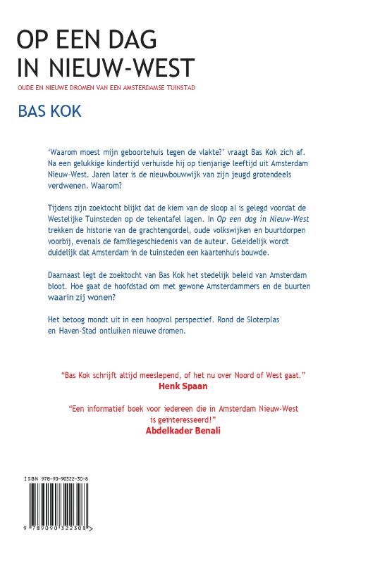 Achterkant van Op een dag in Nieuw-West