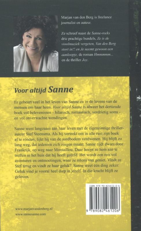 Achterkant van Voor altijd Sanne
