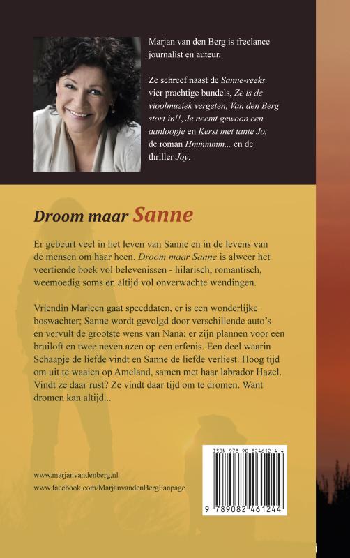 Achterkant van Droom maar Sanne