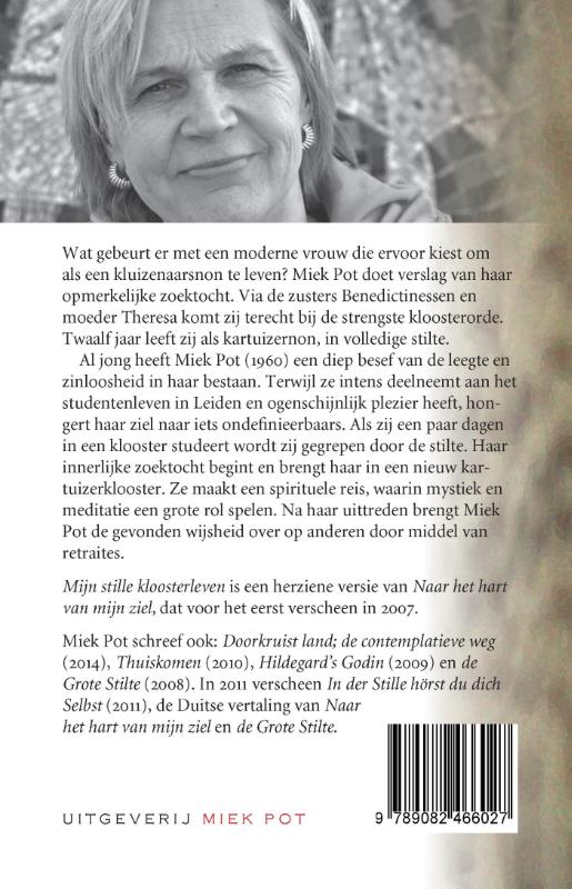 Achterkant van Mijn stille kloosterleven