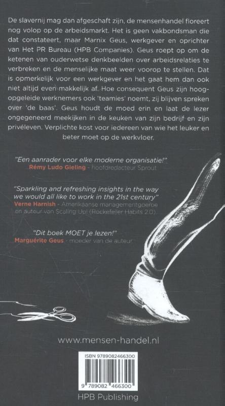 Achterkant van MensenHandel
