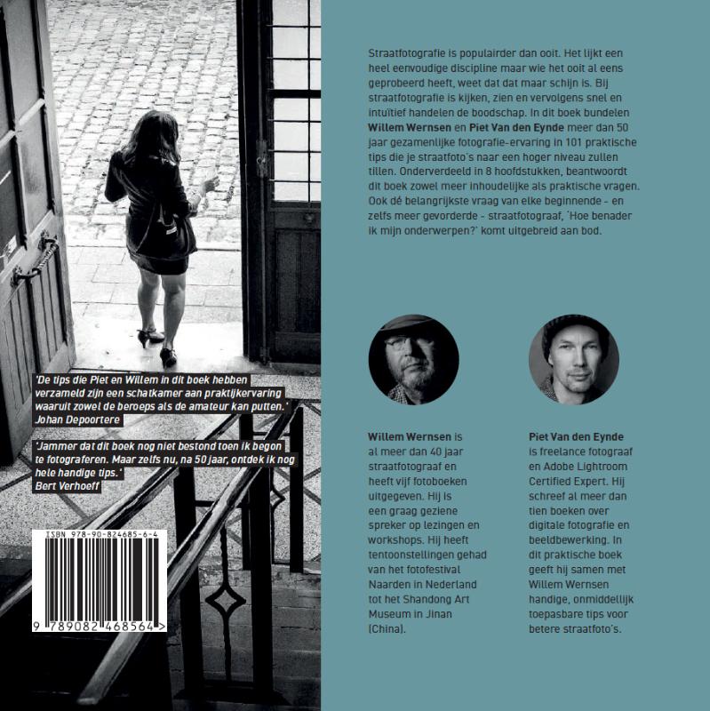 Achterkant van 101 tips voor straatfotografie