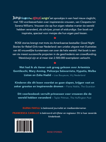 Achterkant van Bedtijdverhalen voor rebelse meisjes