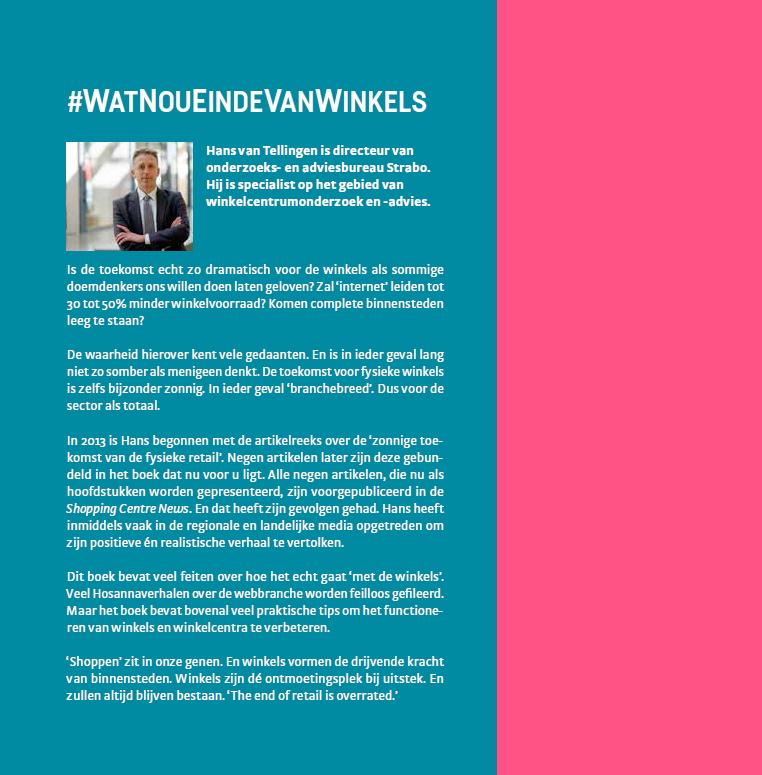 Achterkant van #WatNouEindeVanWinkels