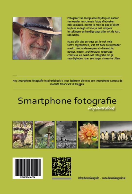 Achterkant van Smartphone fotografie inspiratieboek