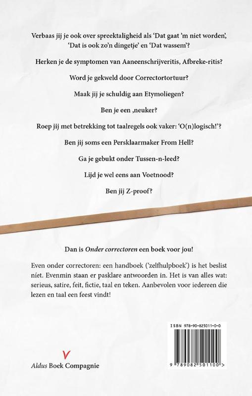 Achterkant van Onder correctoren