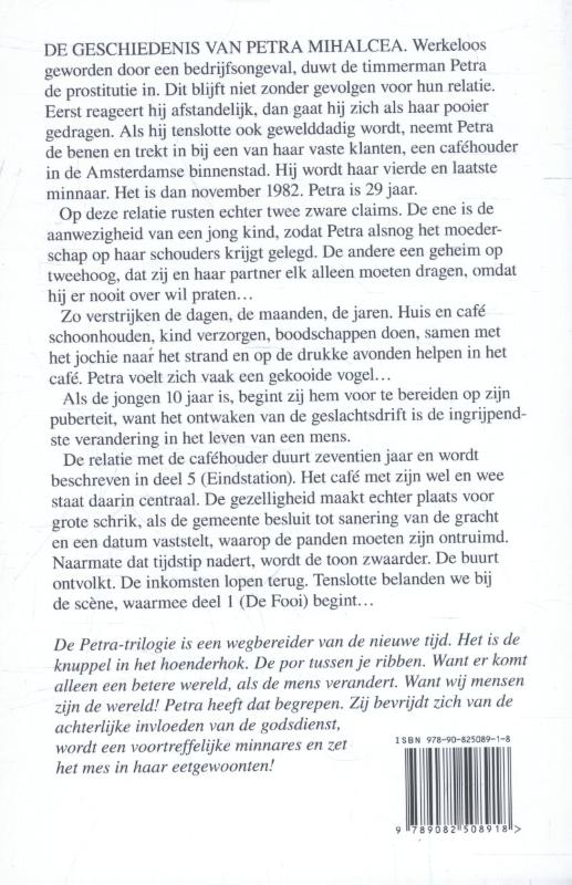 Achterkant van derde boek