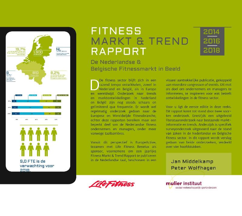 Achterkant van Fitness markt & trend rapport 2014-2018