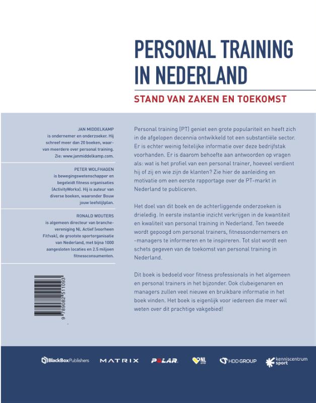 Achterkant van Personal Training in Nederland