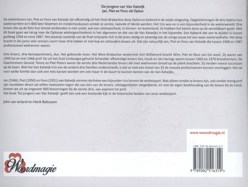 Achterkant van De jongens van Van Katwijk