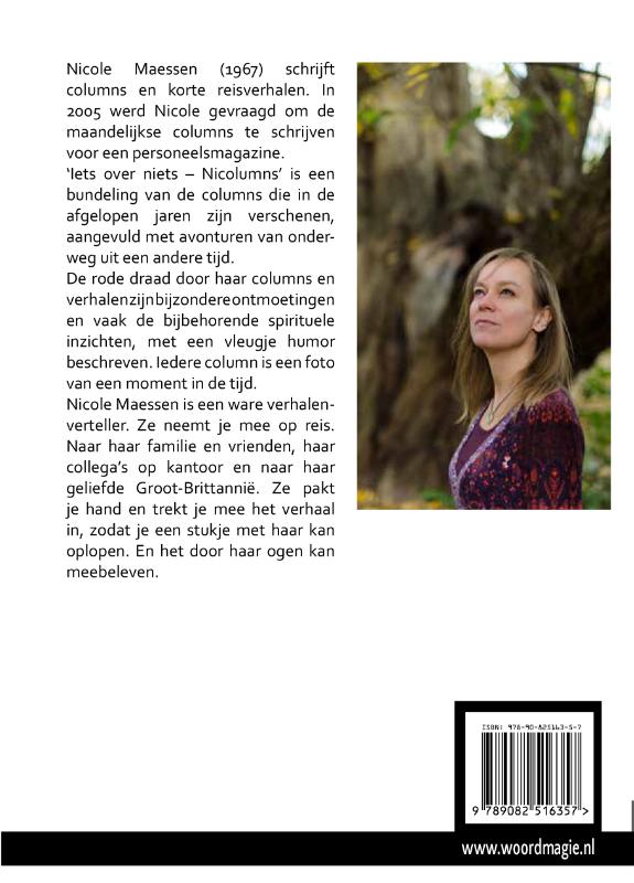 Achterkant van Iets over niets