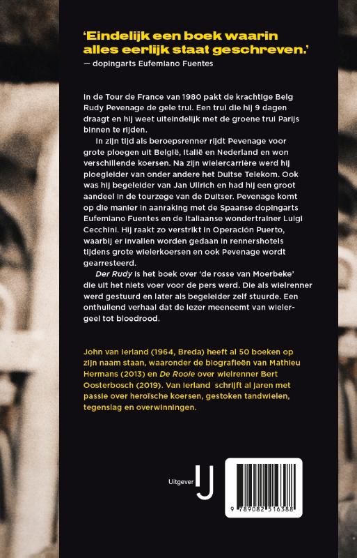 Achterkant van Der Rudy