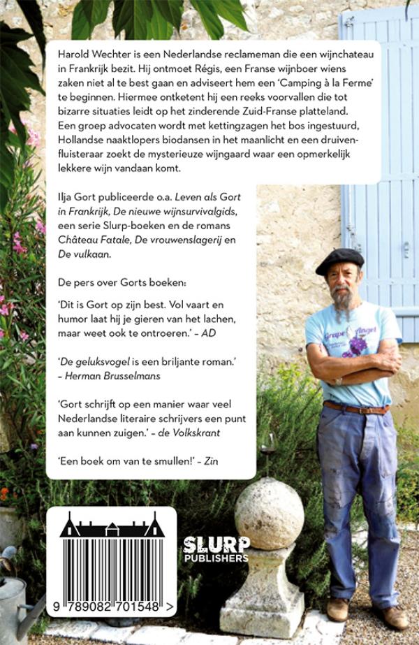Achterkant van De geluksvogel