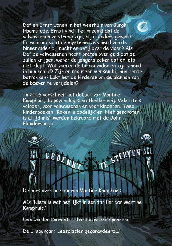Achterkant van De bende van Burgh Haamstede