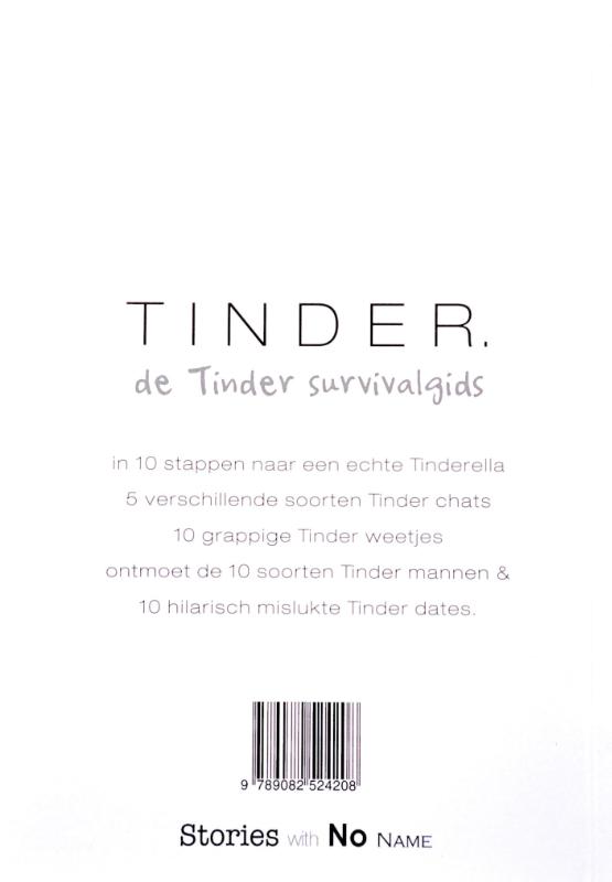 Achterkant van Tinder