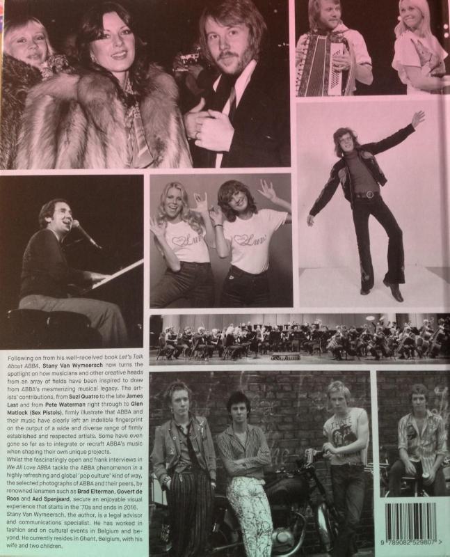 Achterkant van We all love ABBA