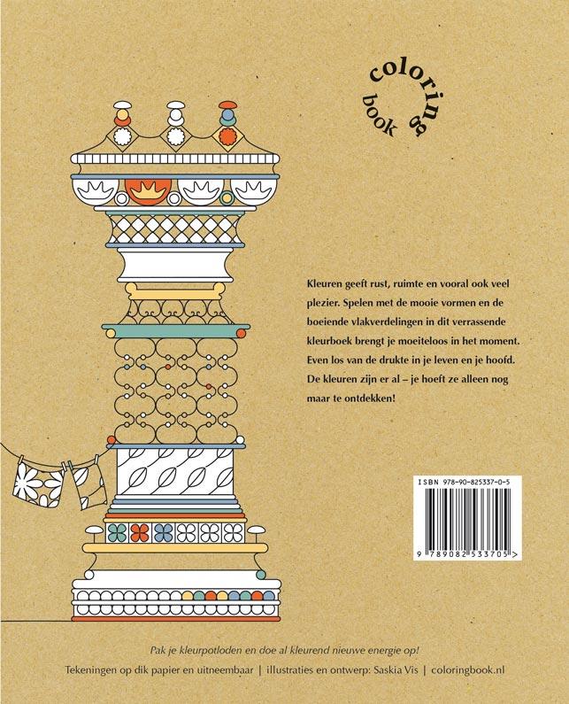 Achterkant van Coloringbook