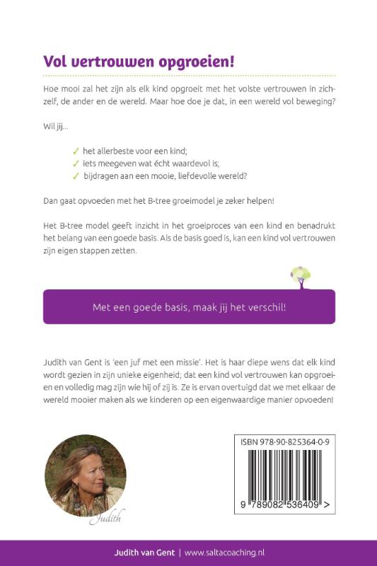 Achterkant van Eigenwaardig opvoeden met het B-tree model