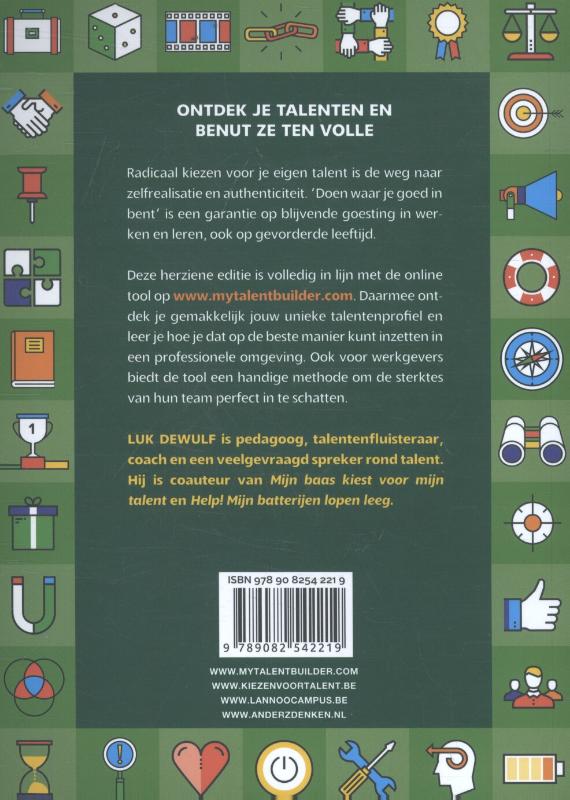 Achterkant van Ik kies voor mijn talent