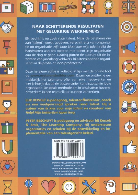 Achterkant van Mijn baas kiest voor mijn talent