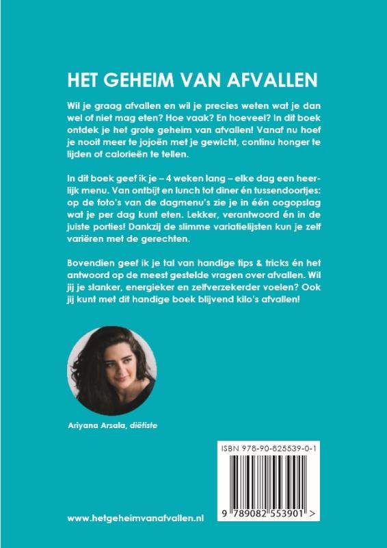 Achterkant van Het geheim van afvallen